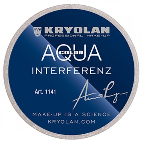 Kryolan Aquacolor Interferenz - Silver freeshipping - thehimherstore