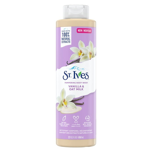 St.Ives Pampering Body Wash Vanilla & Oat Milk 650ml